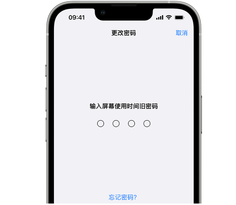 茂南iPhone屏幕维修分享iPhone屏幕使用时间密码忘记了怎么办 