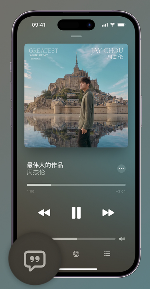 茂南iphone维修分享如何在iPhone上使用Apple Music全新唱歌功能 