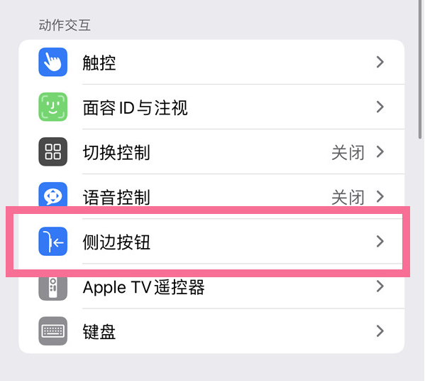 茂南苹果14维修店分享iPhone14 Plus侧键双击下载功能关闭方法 