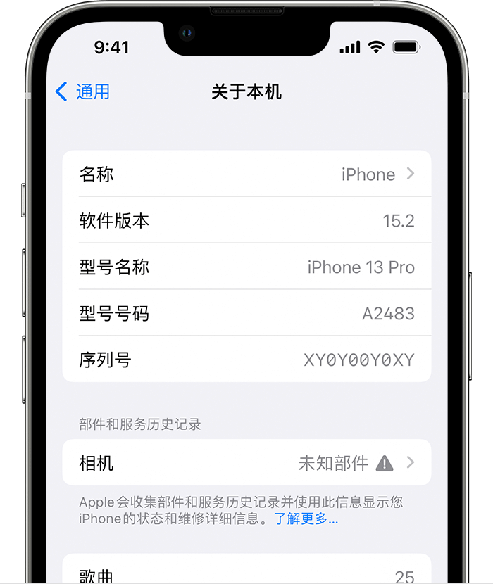 茂南苹果维修分享iPhone 出现提示相机“未知部件”是什么原因？ 