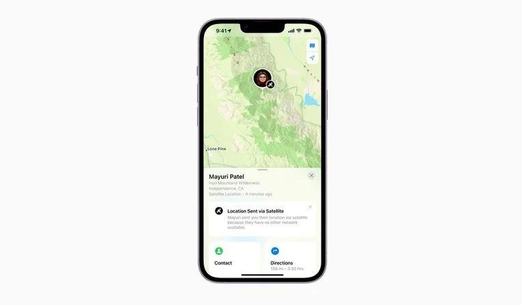 茂南苹果14维修分享iPhone14系列中 FindMy功能通过卫星分享位置方法教程 